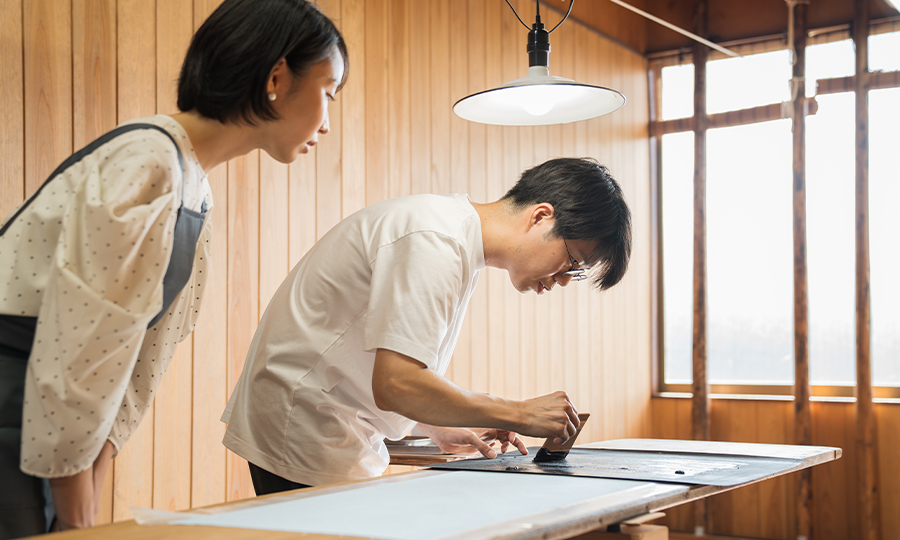 型置きのデモンストレーション